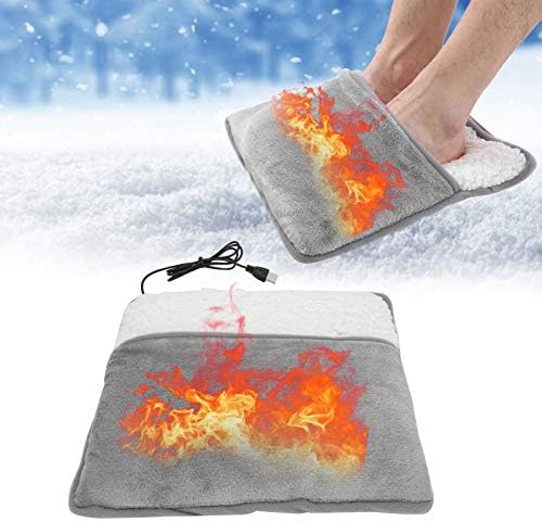 Almofada de aquecimento de pé elétrico Ponto de aquecimento de pé USB Aquecimento de pé de inverno para o escritório de escritório em casa almofada de aquecimento elétrico, almofada de aquecimento macio
