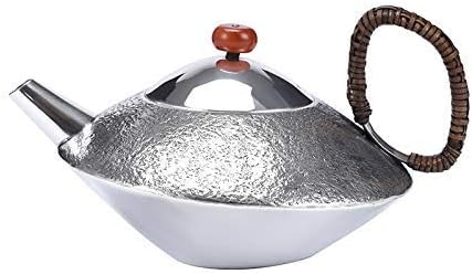 Pote de panela em forma de prato de bule de prato único esterling 999 Conjunto de chá Kung Fu bule de chá pequeno