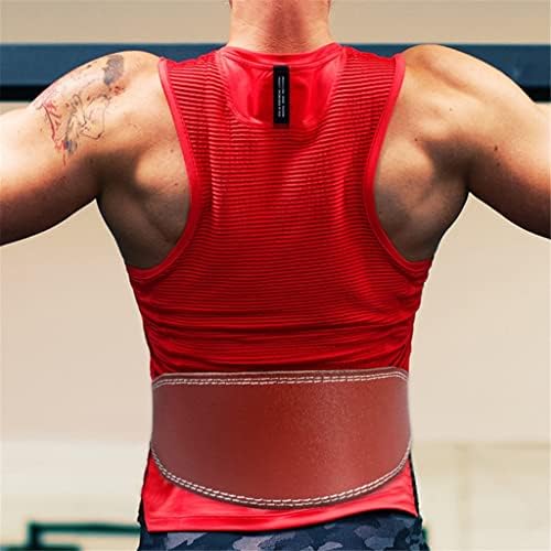 Lukeo couro de fitness fitness bodybuilding peso levantamento de peso homens mulheres agachar o engrenagem de proteção de cintura