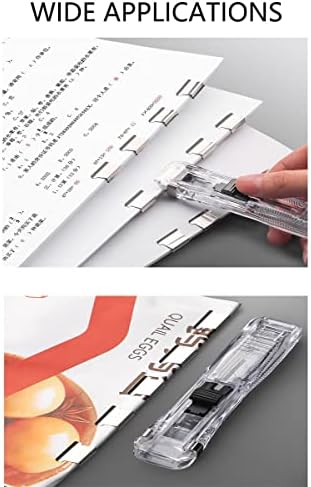 Dispensadores de clipe de molusco Jiepro, dispensador de papel portátil portátil 40 Capacidade de folha com clipes