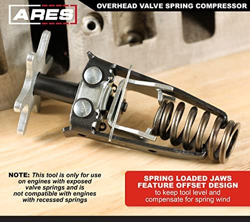 Ares 10113 - Compressor da mola da válvula aérea - Remova e instale as molas da válvula sem remover a cabeça do cilindro