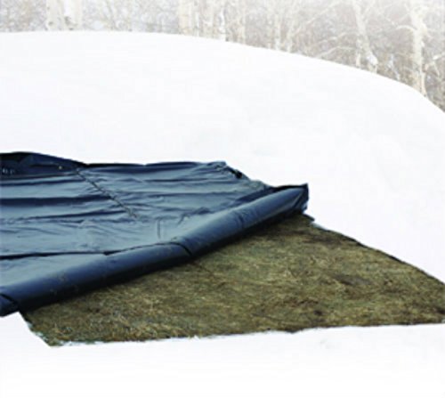 PowerBlanket EH0304 Clante de descongelamento de terra - Dimensões aquecidas de 3 'x 4' - dimensões acabadas de 4 'x 5'