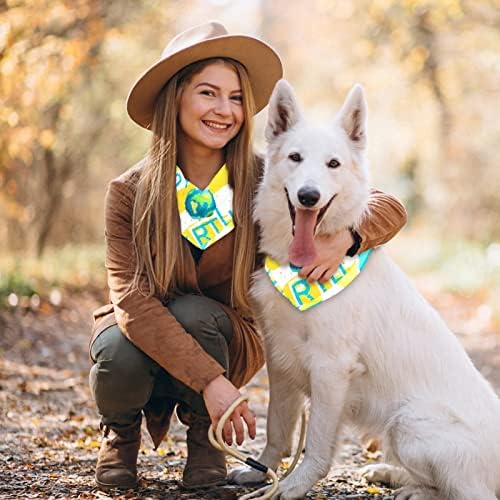 Fall Dog Bandanas Boy Girl Girl 2pack Sconhas Halloween Collar Annody Gift Pet Bandana para cães grandes e extras Criações de