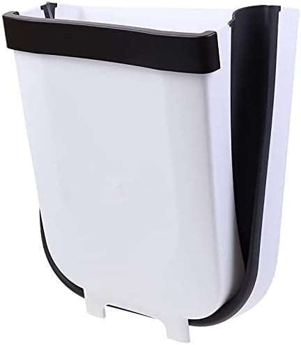 Lata de lixo de recipiente de lixo wxxgy para a porta do armário do vaso sanitário de cozinha, pendurar lixo montado na parede de parede para lixo de lixo de armazenamento de lixo/branco/s/23.5x19
