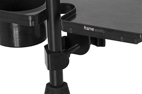 Casos Gator Microfone Stand Glamp, bandeja padrão