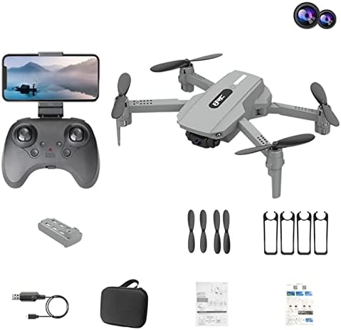 Qtr7qa mini drone com dupla 1080p HD FPV Câmera de controle remoto Gretos de brinquedo para meninos meninas com altitude