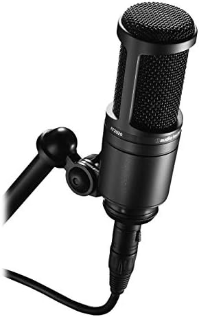 Microfone Audio-Technica AT2020 Cardioid Condenser Studio, preto