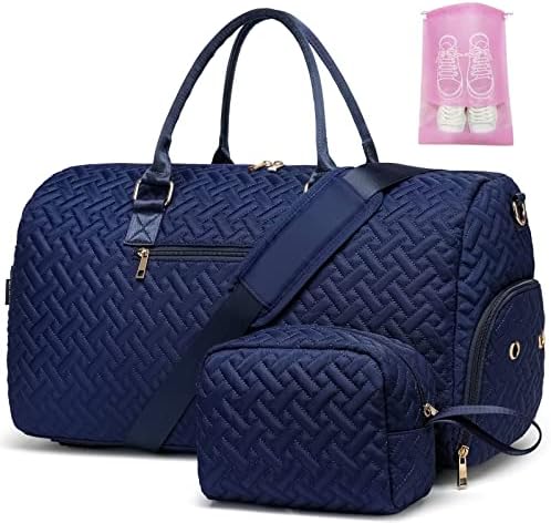 Duffle Bag for Travel, Bag Weekender com compartimento