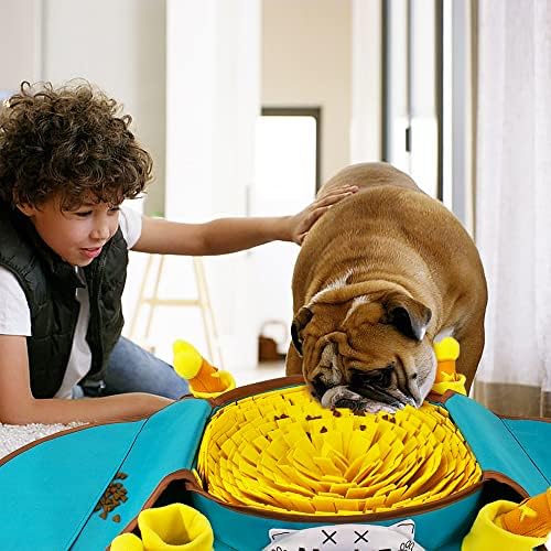 Mat de fuga de Mootop para cães, 39,3 x 18,5 Lick tigela de tigela de tapa interativa Toys de cachorro, tapete para cães