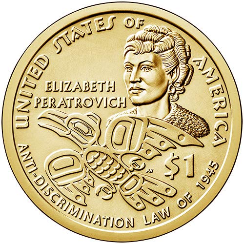 2020 P Posição A Bu Sacagawea Americana Americana Anti-Discriminação Dólar Choice Uncirculou Us Mint