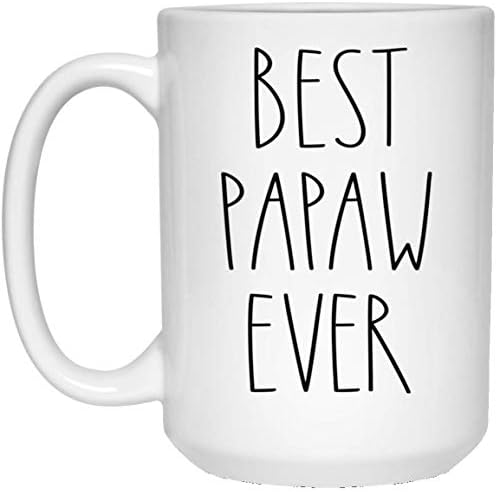 Melhor caneca de café da Papaw Ever - Gifts for Christmas - Caneca de café para presentes de aniversário de papaw
