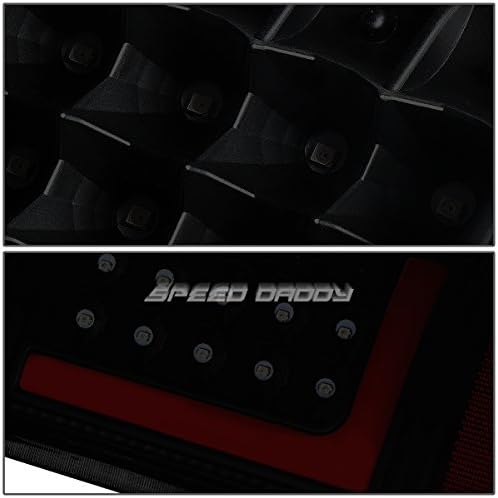 Compatível com o Ford Super Duty 2nd Gen Lente Fumado Lente Clear Farol + Lente Black Smoked Red 3D LED BAR LIGHT