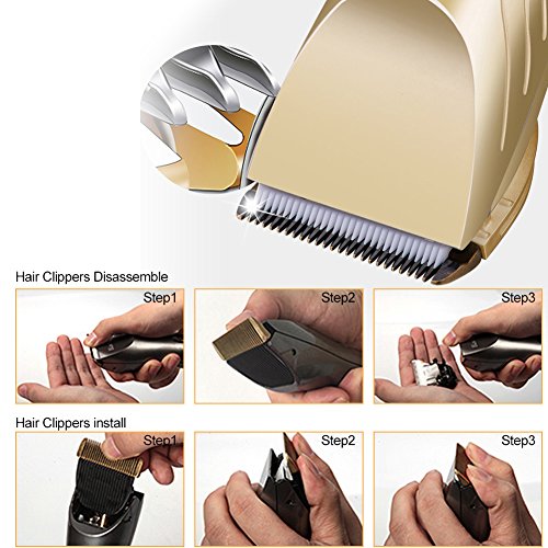 Máquina de corte de cabelo barbeiro de barbeiro do aparador de cabelos elétricos profissionais Clipper