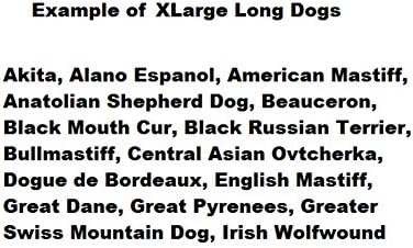 DOGONGONGEAR DOG RABELA COM PACOTO DE ESTENDERS CAIXA 130 LB A 160 LB, X-LARGE, RED