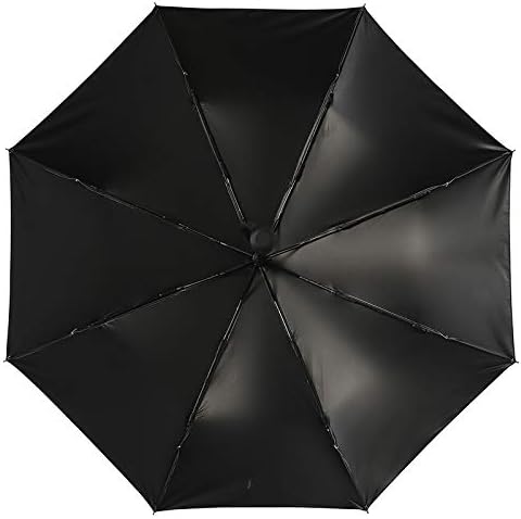 Corações American Canada Flag Umbrella Proférico 3 Foldas Aberta Aberta Fechar um guarda -chuva dobrável para homens Mulheres