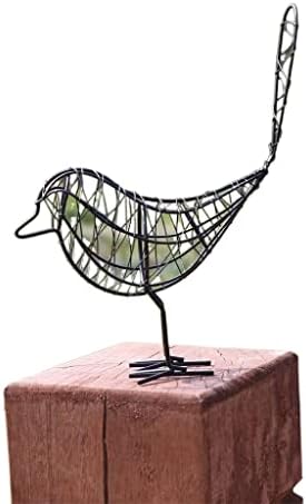 Chunyu Nordic Style forged Iron Bird estátua de desktop decoração de artesanato doméstico