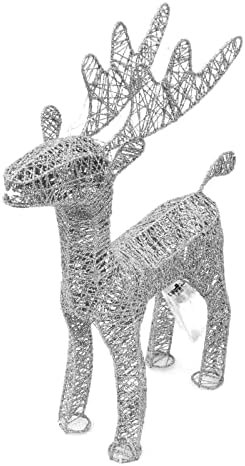 Decorações de Natal Deer de Ferro de Ferro forjado Deer Christmas Deer Growing Deer Home Party Decorações de Natal Decorações ao ar