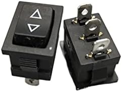 Interruptor de limite gooffy 5pcs kcd1 15 * 21mm 3pin switch interruptor interruptor de potência 10a/125v seta auto-retenção/interruptor de botão de pressão momentâneo
