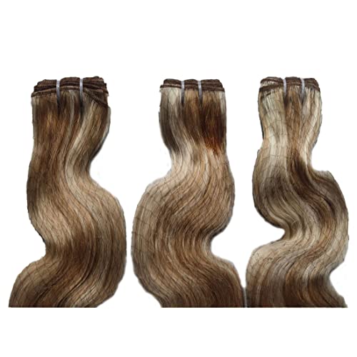 Yesjyas Honey Bundles Bundles Bundles Bundles Wave com feixes de cabelos humanos P27/613 Onda corporal para mulheres