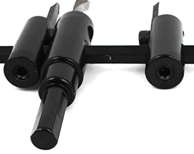 Aexit Handy de 30 a 120 mm de orifício de orifício de metal ajustável Ferramentas de cortador de broca de broca