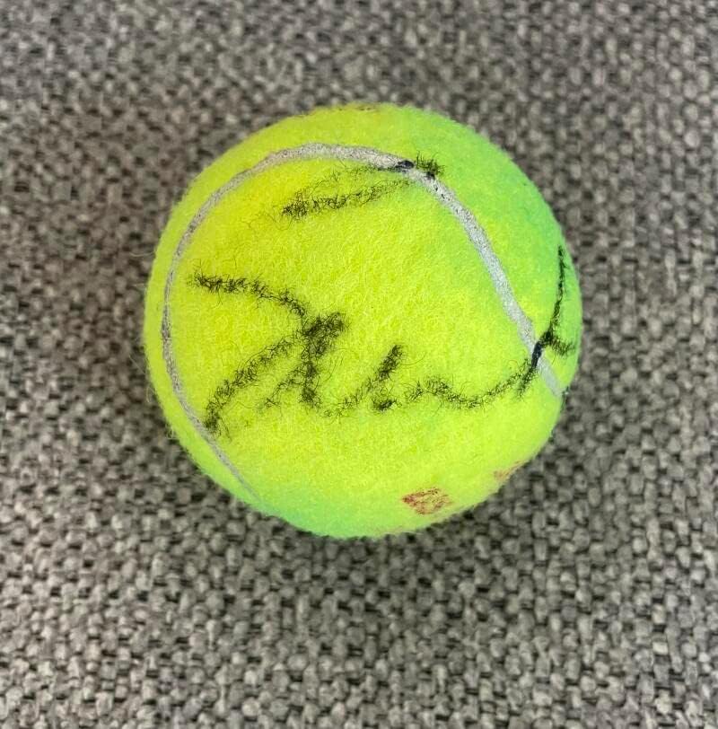IGA Swiatek assinou o Autograph 2022 US Open Tennis Ball - Grand Slam Champion Rare