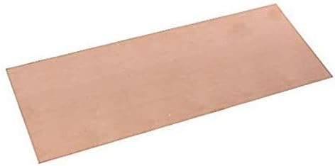 Havefun metal de cobre folha de cobre quadrado de barra plana placa placa folha de bico de mancha matérias -primas 1pc placa de latão