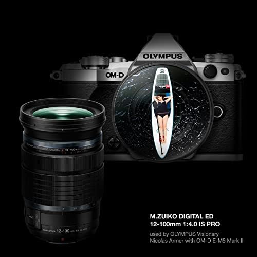 OM System Olympus M.Zuiko Digital ED 12-100mm F4.0 é Pro para câmera do sistema Micro Four Terds, lente de zoom de alta ampliação,