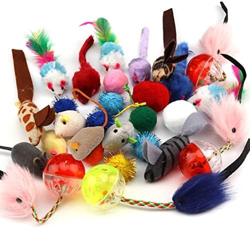Pietypet Cat Toys Balls Catnip Mouse Toys para gatos, ratos peludos com catnip, brinquedos de gatinho, brinquedos de gatinho,