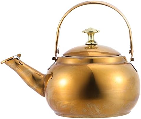 Bule de aço inoxidável de cabilock com infusser isolador de chá de chá solto chaleira chaleira chaleira plana tuapot tuapot water