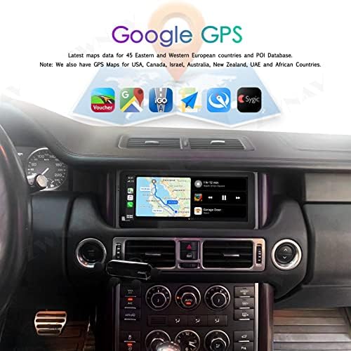 Rádio ZWNAV Substituição para Range Rover Vogue V8 L322 2006-2012, GPS Navigação Android Unidade Jogador 128G Android