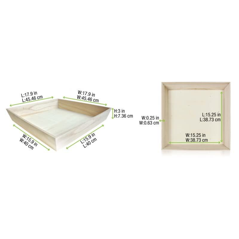 'Noah4040h' 'bandeja de madeira para serviço pesado, packnwood - bandejas de madeira biodegradável 210woodTray4040h