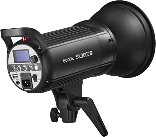 GODOX SK300IIV W/X2T-F TIGADOR 300WS Studio Flash GN58 5600K 2.4G Com modelagem de LED Lampes Bowens Mount Studio Strobe Light Monolight for Studio, Retrato Photography, etc.