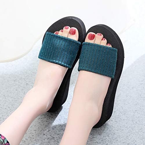 Chinelos internos para mulheres sandálias suaves e confortáveis ​​para mulheres de ponta de dedo do pé aberto chinelos