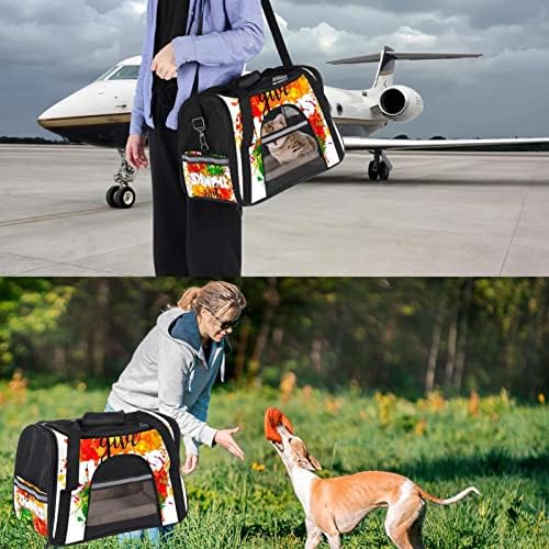 Portador de animais de estimação, transportadora de viagem para animais de estimação para cães cães de cães, Ação