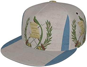 Símbolo de bandeira da Guatemala unissex 3D Imprimir bonés de beisebol clássico Snapback Bill Bill Hip Hop Chapéus
