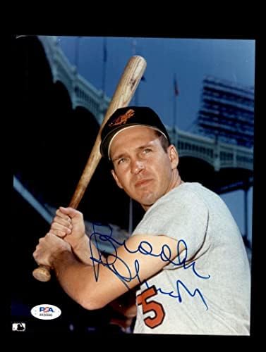 Brooks Robinson PSA DNA assinado 8x10 Autograph Orioles - fotos autografadas da MLB