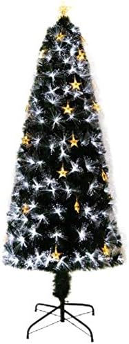 Árvore de Natal de fibra óptica de CAIXIN, pré-iluminação Decoração de flash em casa Flash Star ornamentos de estrela de Natal Metal