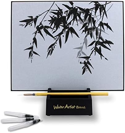 Placa de pintura de Buda Artist Board com 3 pincéis de água caneta, meditação quadro de pintura mágica da placa repetível,