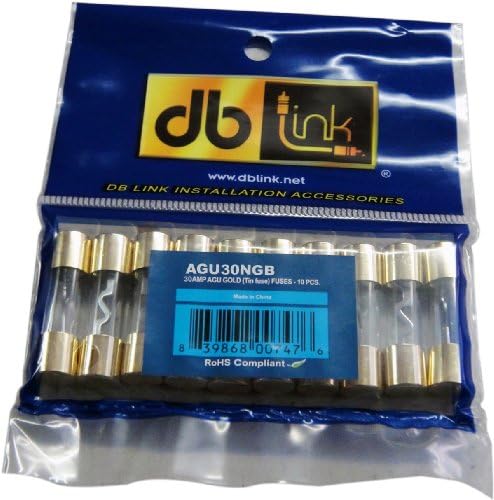 Link db Agu30ngb 30 amp ouro/níquel banhado agu fusível