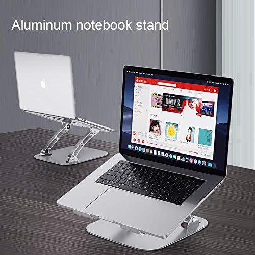 Suporte de ondas de caixa e montagem compatível com LG Ultra PC 17 - Stand Laptop Executivo VersaView, Stand Metálico Ajustável Ergonômico - Prata Metálica de Prata