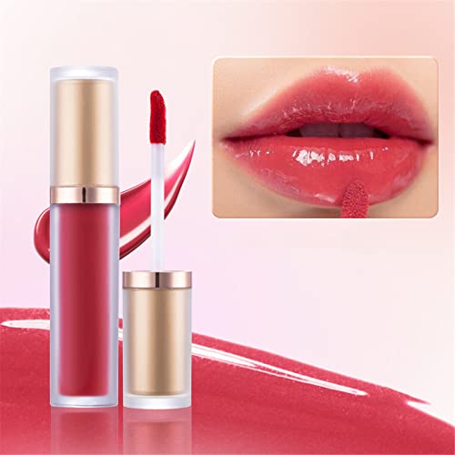 WGust Lip Gloss Girls 5-6 Velvet Lipstick portátil clássico clássico à prova d'água Longa Longa alcance macia Color Full Lips Lip