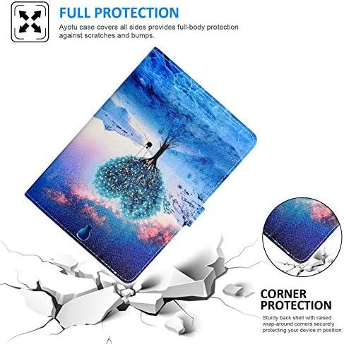 DTECK Samsung Galaxy Tab S3 9.7 CASE - PU CATALLE DE CATURIL STAND FOLIOT CASO DE PROTEÇÃO SMART COM SONO/WATE AUTO