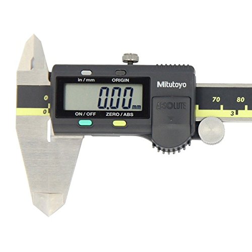 Mitutoyo 500-506-10 PALIPER DIGIMATICATIVA DIGIMATICATIVO E 500-196-30 PALIPER DIGITAL AVANÇADO AVANÇADO DE EXENSOR ONSITE, intervalo de medição de 0 a 6 /0 a 150 mm, 0,0005/0.01mm Resolução, LCD