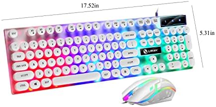 9q3msd gtx300 punk retro teclado mouse backlight llight e-esports nous nousb wired luminous suspension key mouse mano 104