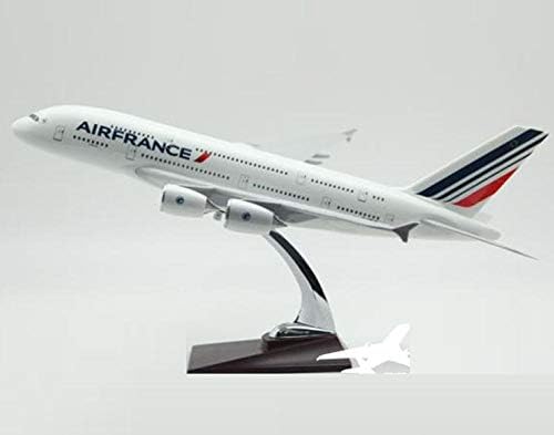 45-47cm Air France Airbus A380 Modelo de avião Avião Modelo de avião Avião de avião Avião de fundição RESINA 1: 150 Modelo de