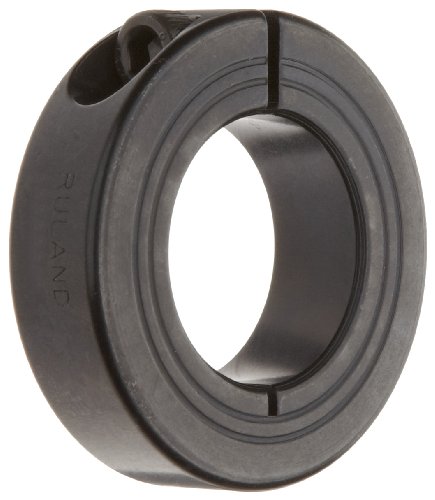Ruland McL-17-F de pinça de uma peça colarinho, aço de óxido preto, métrica, furo de 17 mm, 36mm OD, largura de 13 mm