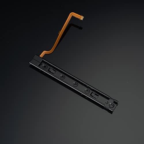 Avericht Substituição Slider esquerda Rail com cabo de fita para console de interruptor Nintendo, peça de substituição do suporte deslizante de metal.