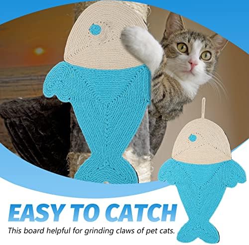 IPETBOOM CAT Postagens de arranhões sisal gato gato arranhando peixe peixe em forma de gato piso de gato arranhão tapete tapetes