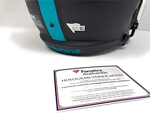 Tua Tagovailoa Miami Dolphins assinou autógrafo em tamanho real e eclipse speed helmet fanático autêntico certificado