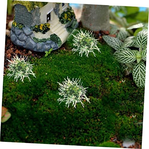 Yard We 1 Folha modelo Grass verdes folhas decoração enfeites para artesanato de decoração de minituação mina paisagem grama tufos